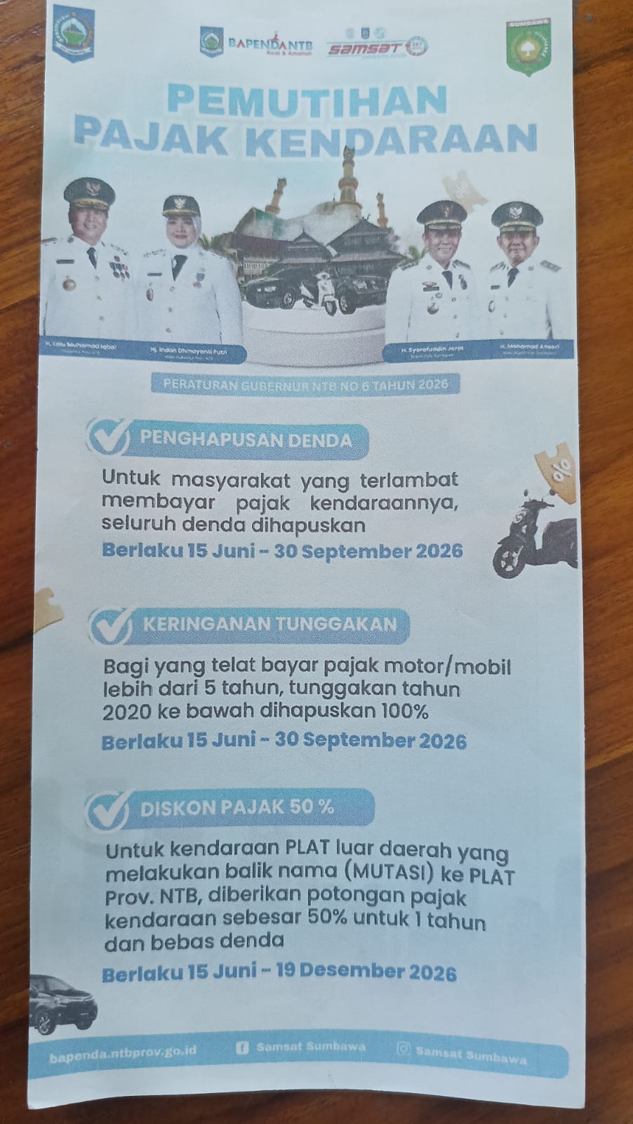 INFORMASI PAJAK KENDARAAN
